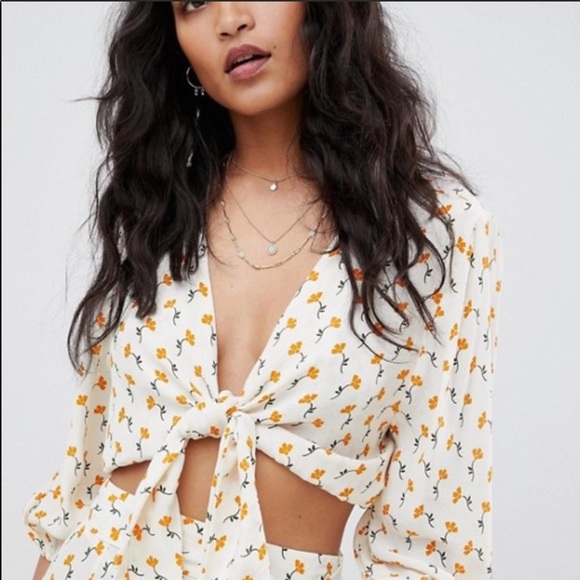 Faithfull the Brand Tops - FAITHFULL THE BRAND La Guardia Top Marje Floral M